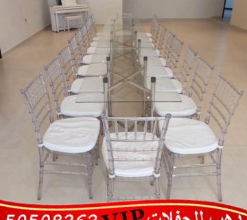 تاجير طاولات شفافه في الكويت